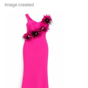 Eliza J Vibrant Pink Dress